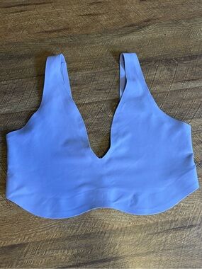 Parade Plunge Bralette Top Light Periwinkle Lavendar